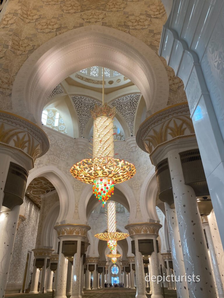 Sheikh Zayed Grand Mosque -  inside 