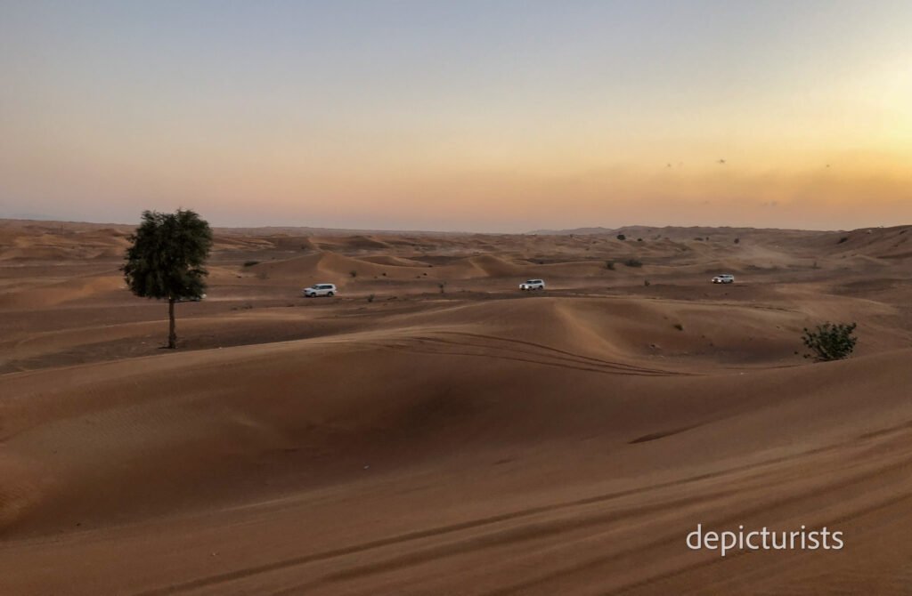 Dubai's Desert Safari - Sunset