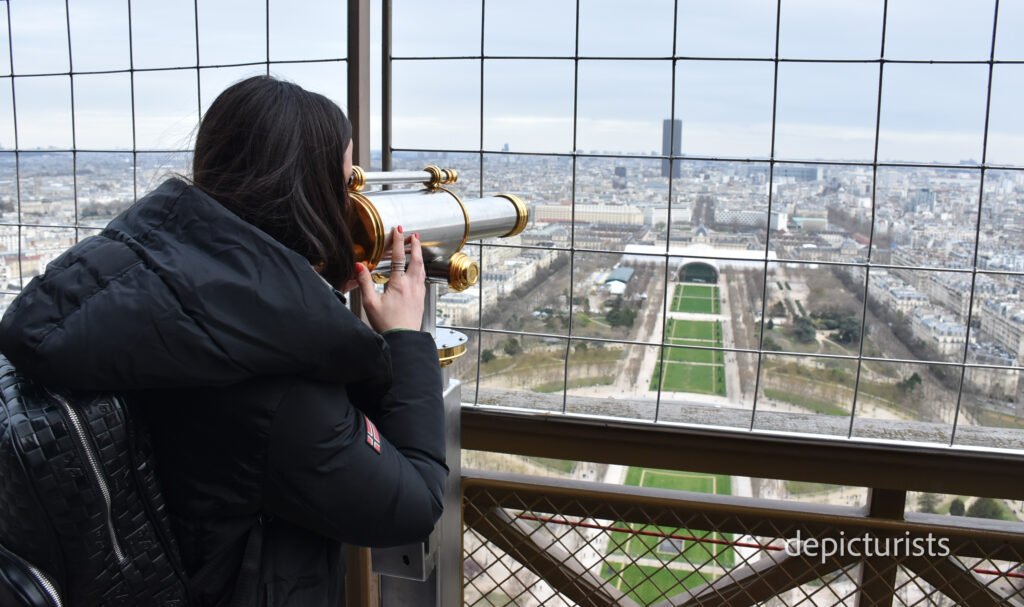 breathtaking panoramic view of the City of Lights.