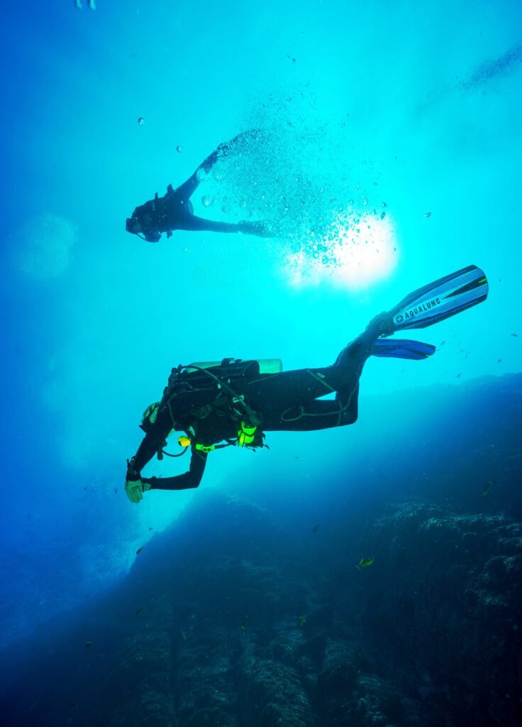Valentine's Day adventure. Scuba diving