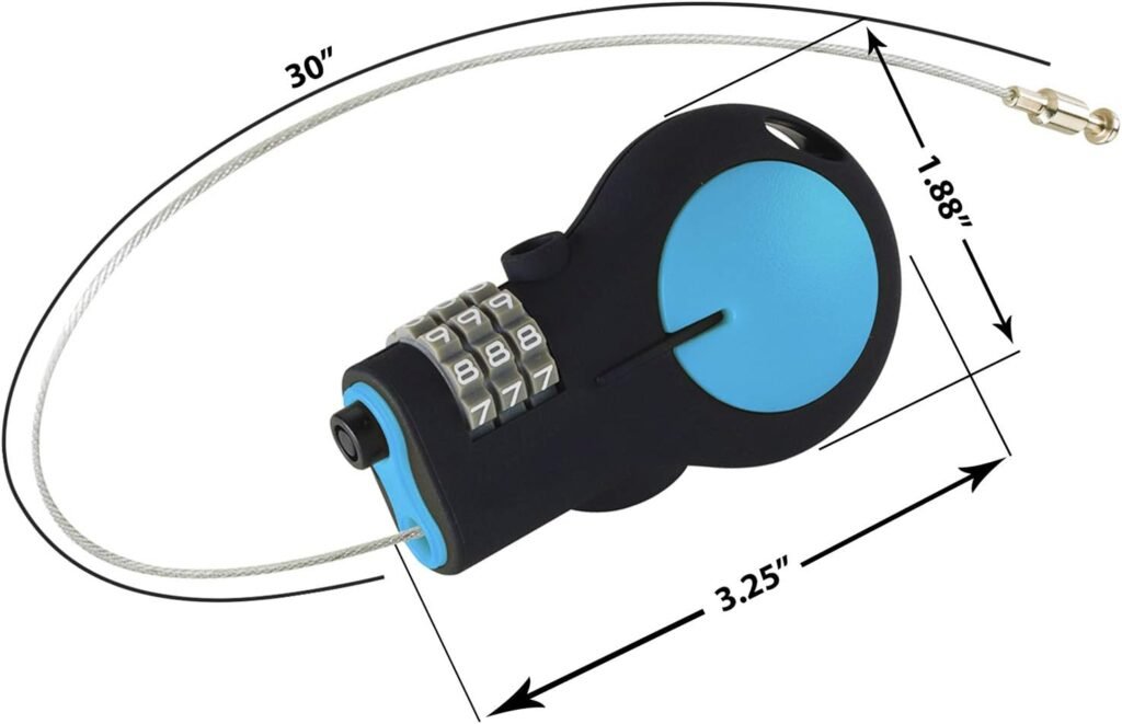 Lewis N. Clark TSA Approved Padlock & Bike Lock