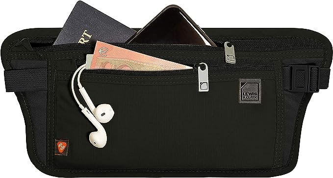 Lewis N. Clark RFID Blocking Money Belt Travel Pouch